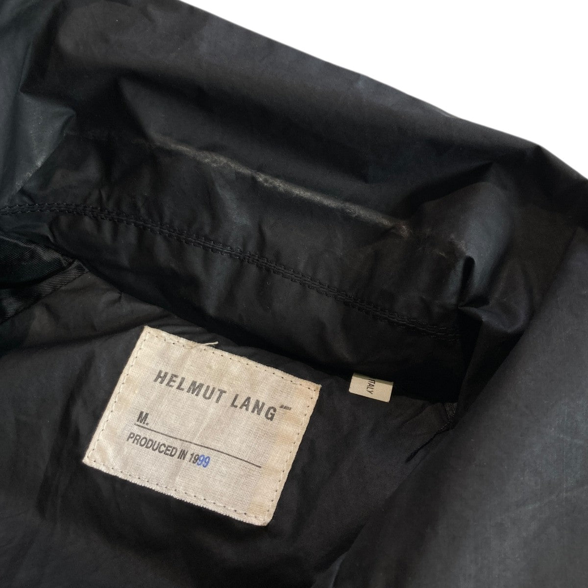 HELMUT LANG 99s本人期ステンカラーコート 古着・中古-4枚目のアイテム画像