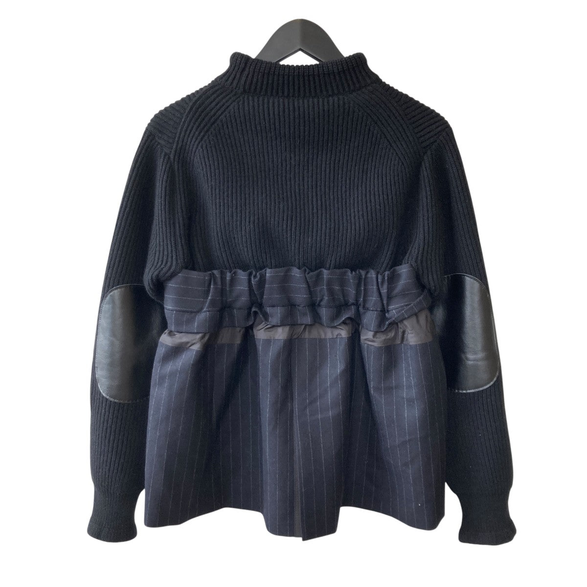 Wool Knit Chalk Pullover切替 ウールニット セーター22-06328