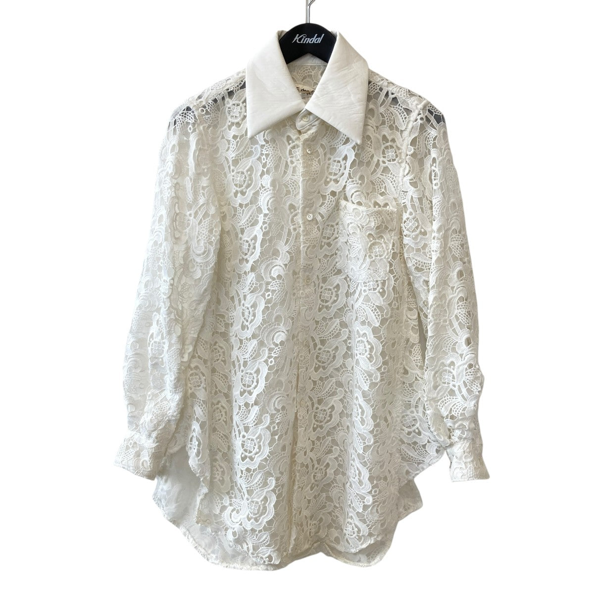 COMME des GARCONS 24AWレースブラウスGN-B017 古着・中古-1枚目のアイテム画像