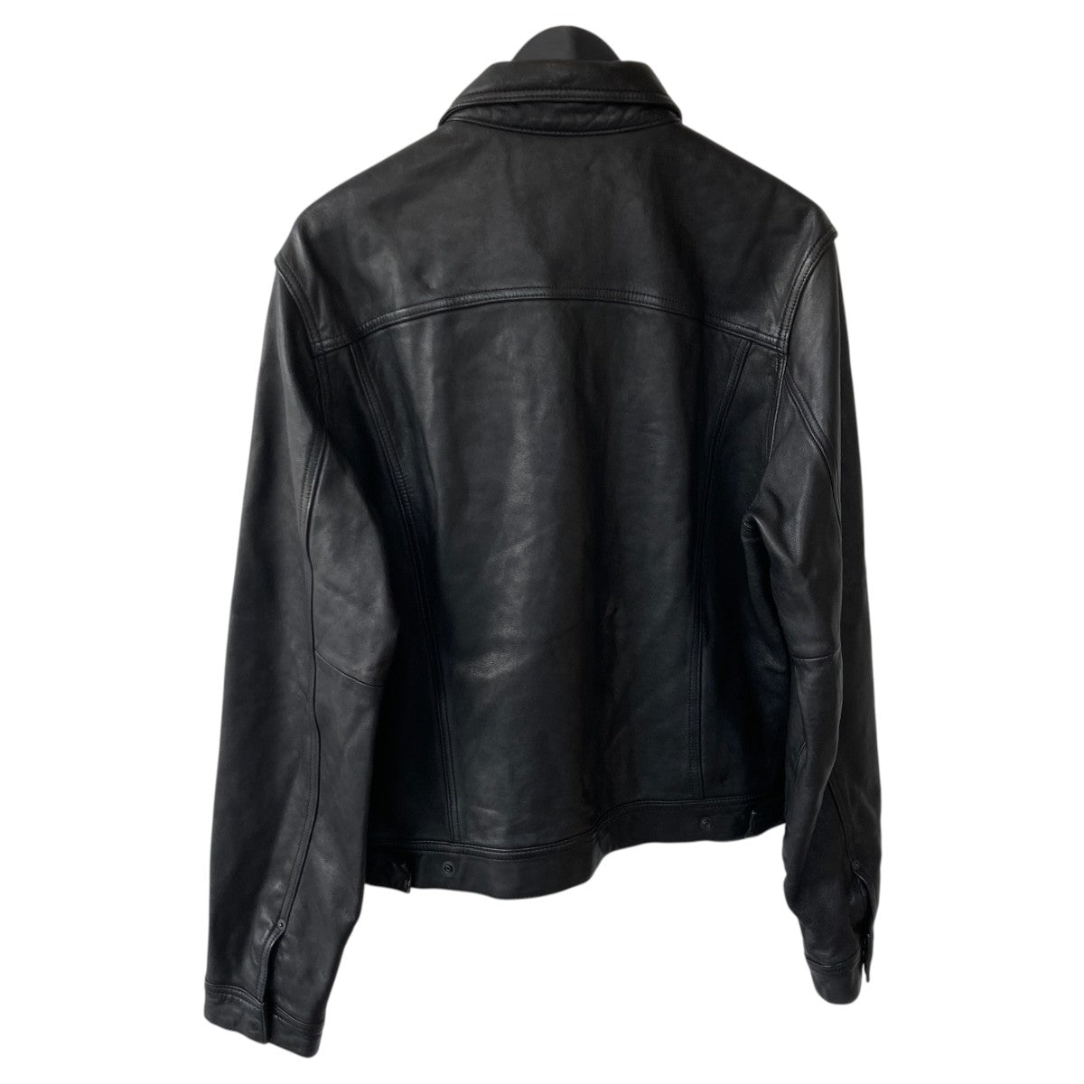 s’yte VEGETABLE TANNED SHEEP LEATHER TRUCKER JACKETレザージャケットUB-Y01-700 古着・中古-2枚目のアイテム画像