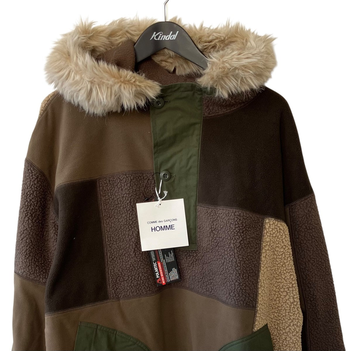 COMME des GARCONS HOMME フリースジャケット 古着・中古-2枚目のアイテム画像