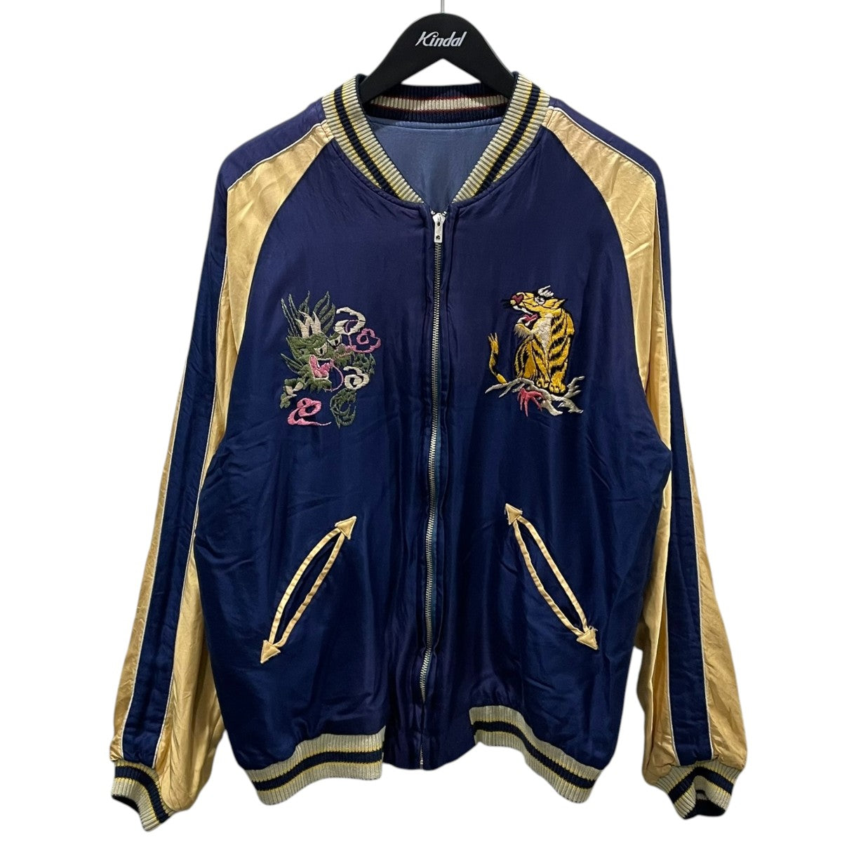 TAILOR TOYO 26SS 加工リバーシブルスカジャン EAGLE ＆ DRAGON × JAPAN MAP (AGING MODEL) TT15907 古着・中古-1枚目のアイテム画像