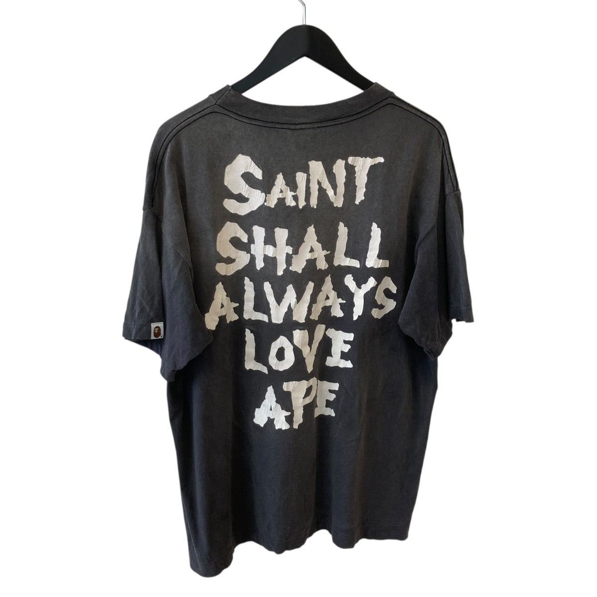 SAINT MICHAEL×A BATHING APE BAPE SS T-SHIRT ALWAYS LOVE半袖TシャツSM-MK8-0000-C49 古着・中古-2枚目のアイテム画像