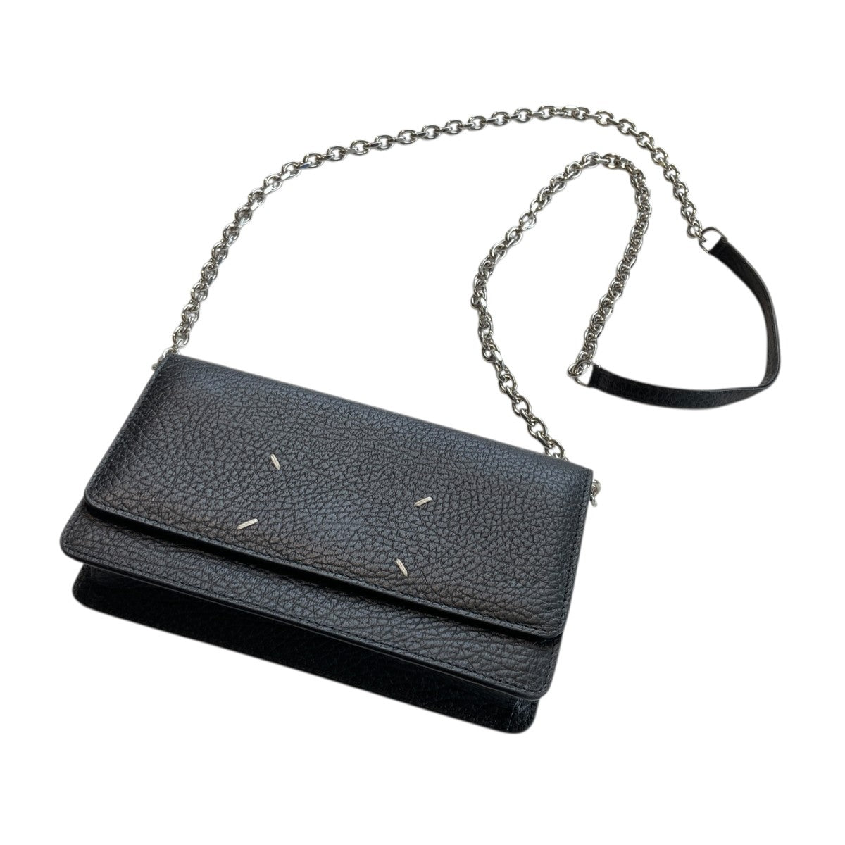 Maison Margiela グレインレザー チェーン ロングウォレットSA3UI0008 古着・中古-1枚目のアイテム画像