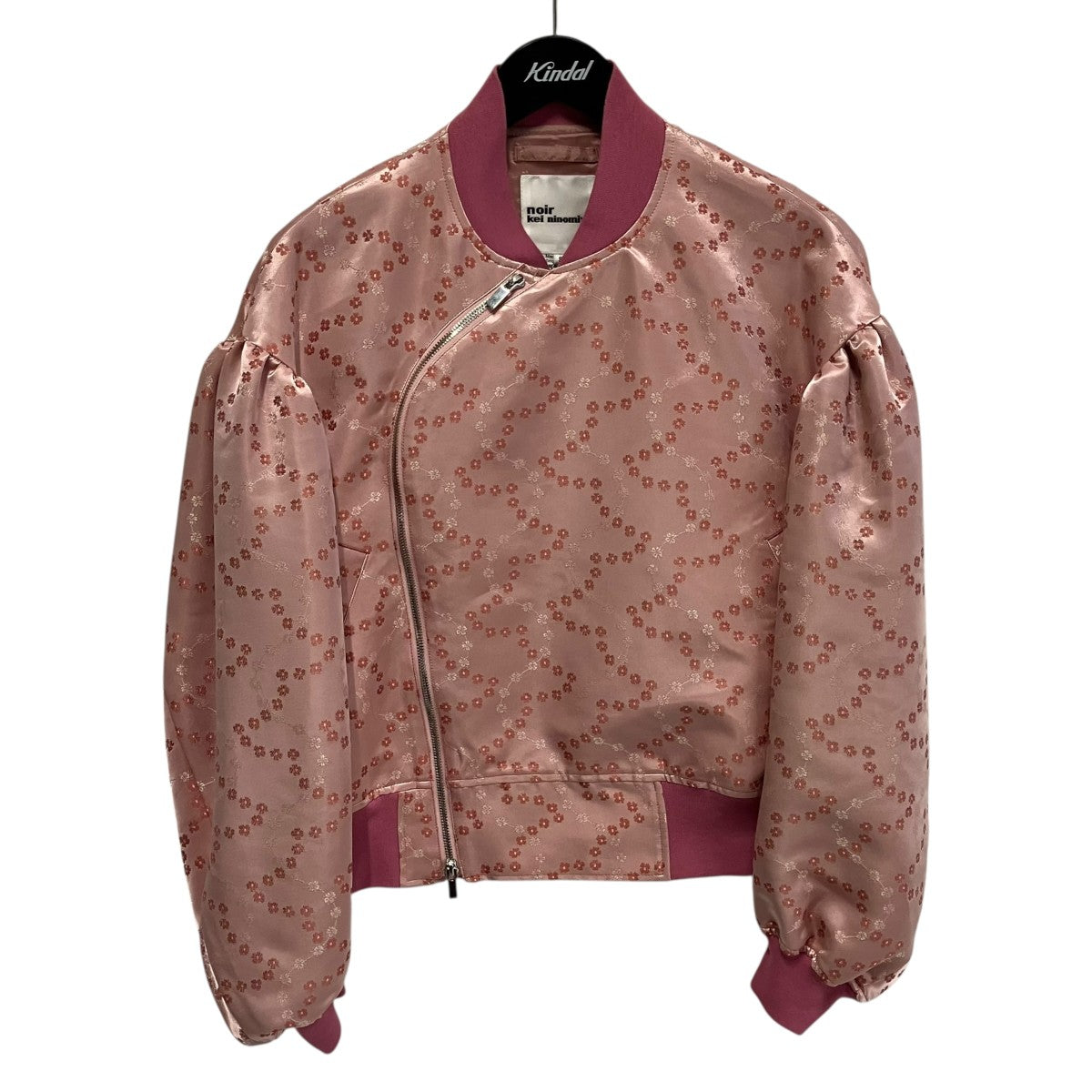 Floral Pattern Satin Jacketブルゾン3P-J015