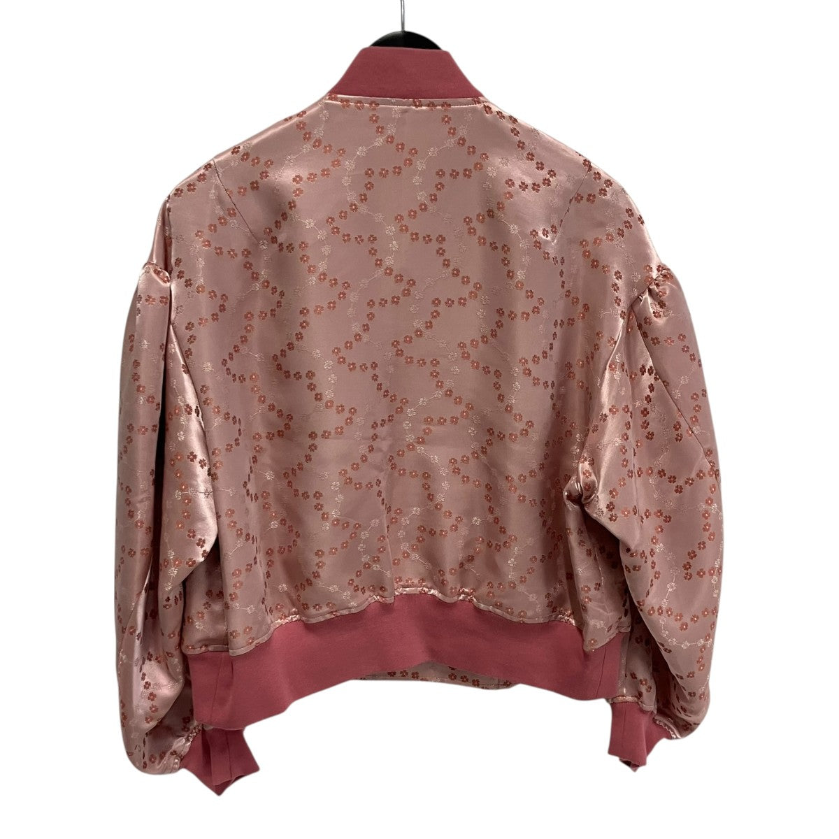 Floral Pattern Satin Jacketブルゾン3P-J015