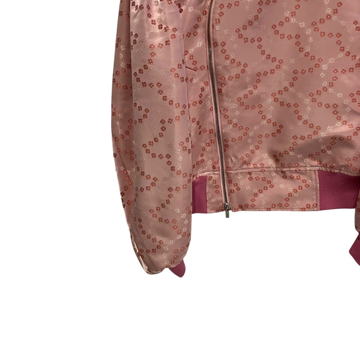 Floral Pattern Satin Jacketブルゾン3P-J015