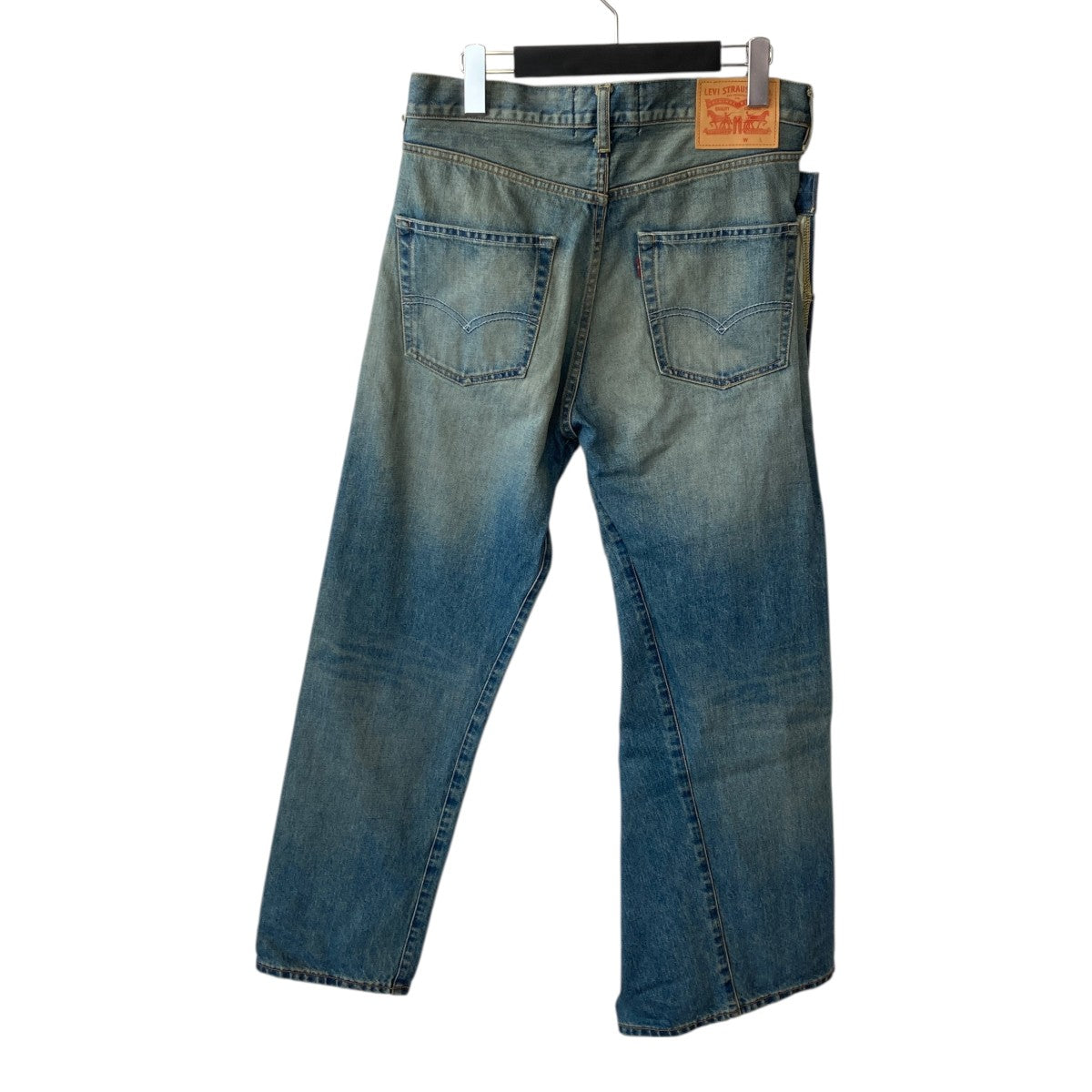 JUNYA WATANABE×LEVI’S 25SSWネームアシンメトリーデニムパンツJO-P201 古着・中古-2枚目のアイテム画像