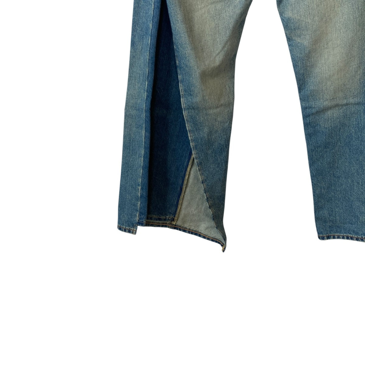 JUNYA WATANABE×LEVI’S 25SSWネームアシンメトリーデニムパンツJO-P201 古着・中古-4枚目のアイテム画像