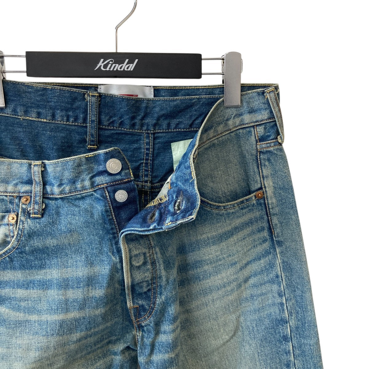JUNYA WATANABE×LEVI’S 25SSWネームアシンメトリーデニムパンツJO-P201 古着・中古-3枚目のアイテム画像