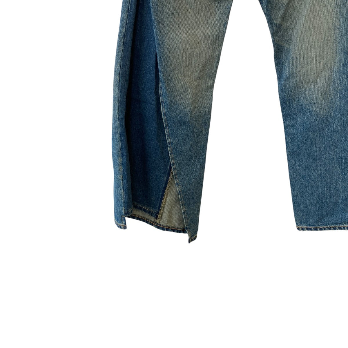 JUNYA WATANABE×LEVI’S 25SSWネームアシンメトリーデニムパンツJO-P201 古着・中古-4枚目のアイテム画像