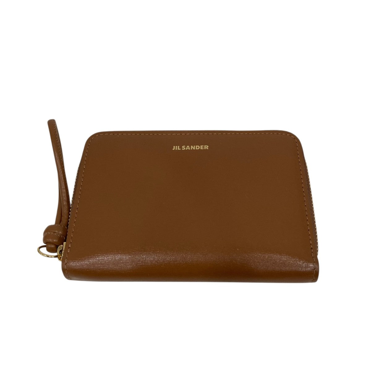 本物新品未使用　JIL SANDER ブラウン 折り財布 中古・古着通販】JIL SANDER (ジルサンダー) 3つ折り財布 ブラウン