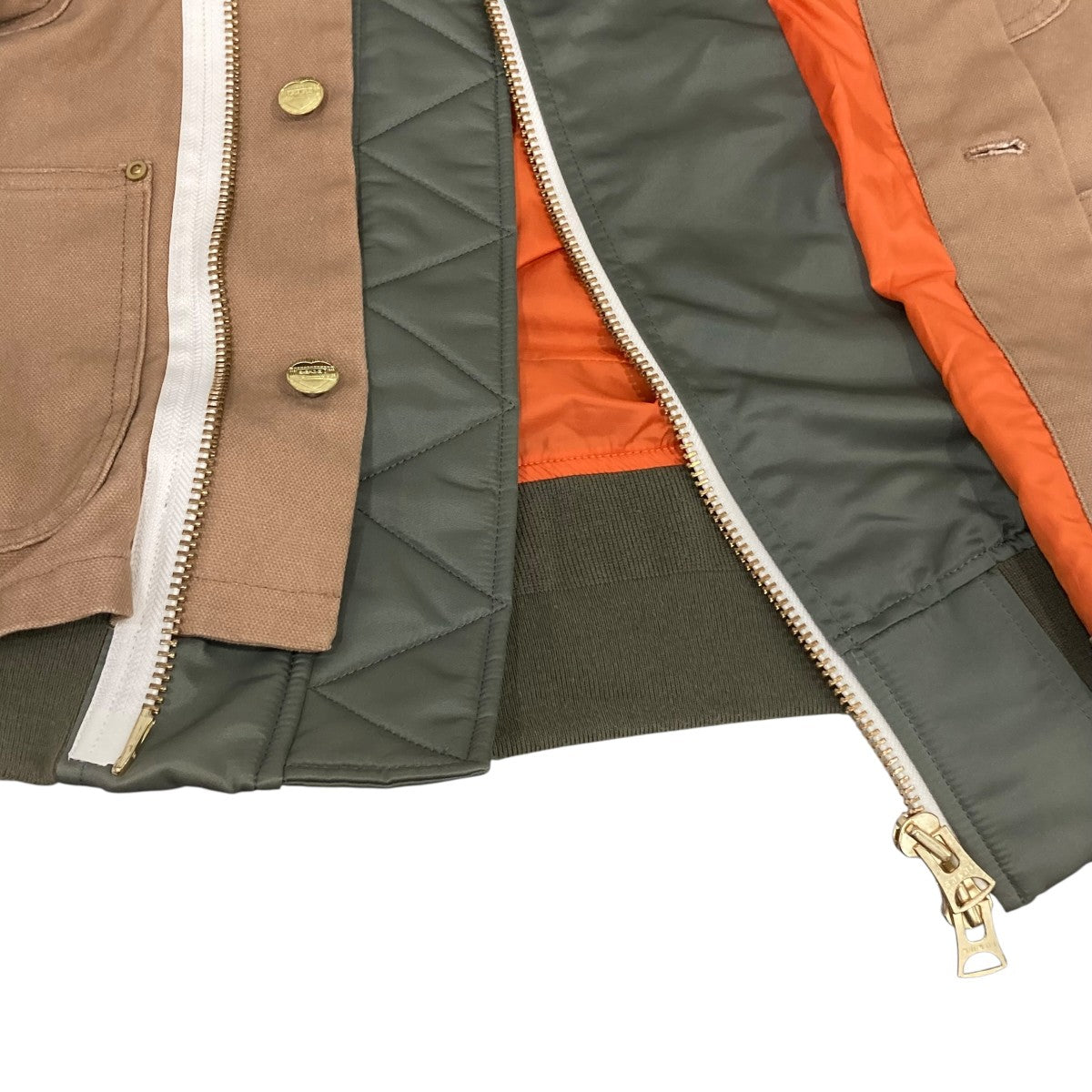 sacai×CarHartt ジャケット2303110M 古着・中古-5枚目のアイテム画像