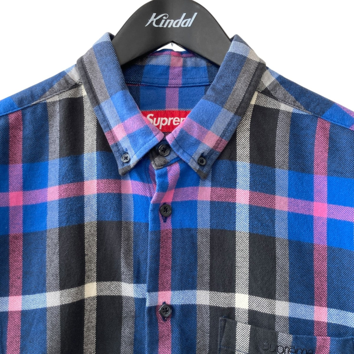 Supreme 23AWPlaid Flannel Shirtチェック長袖シャツ 古着・中古-3枚目のアイテム画像
