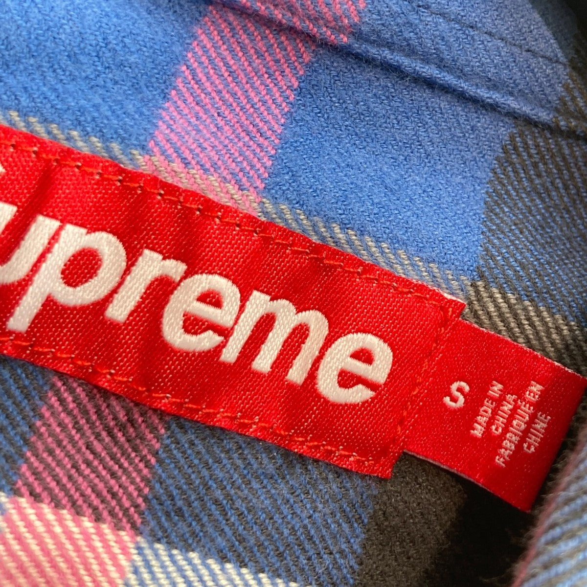 Supreme 23AWPlaid Flannel Shirtチェック長袖シャツ 古着・中古-5枚目のアイテム画像