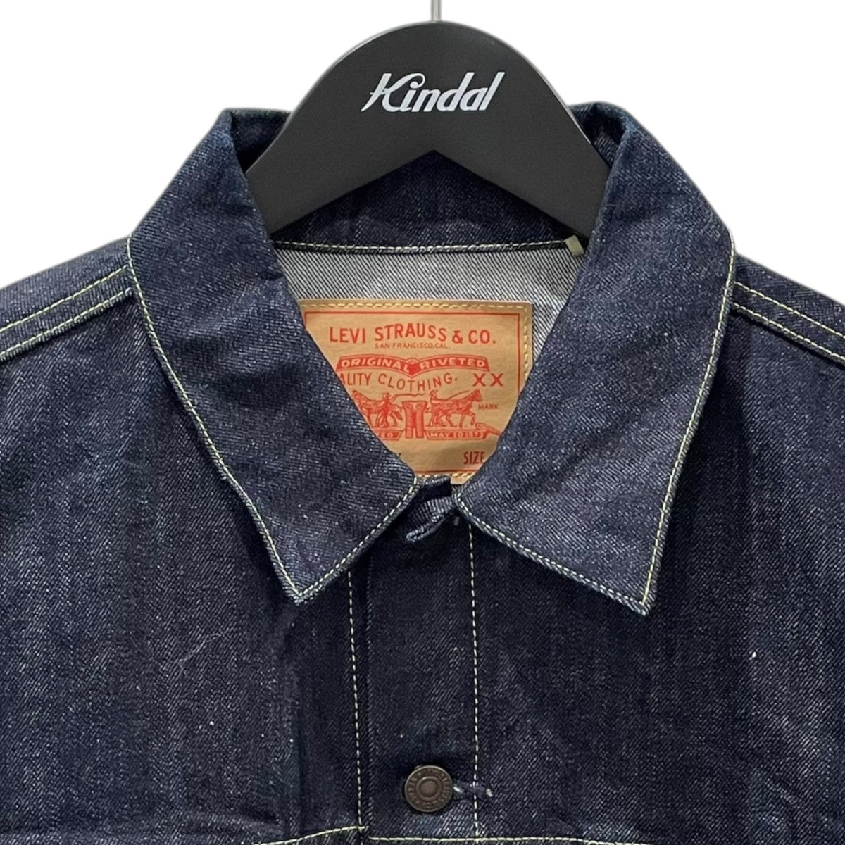 LEVI’S VINTAGE CLOTHING デニムジャケット 557XX 1961 TYPE III 557XX Trucker Jacket トラッカージャケット 日本製 BIG E 74998-0003 古着・中古-3枚目のアイテム画像