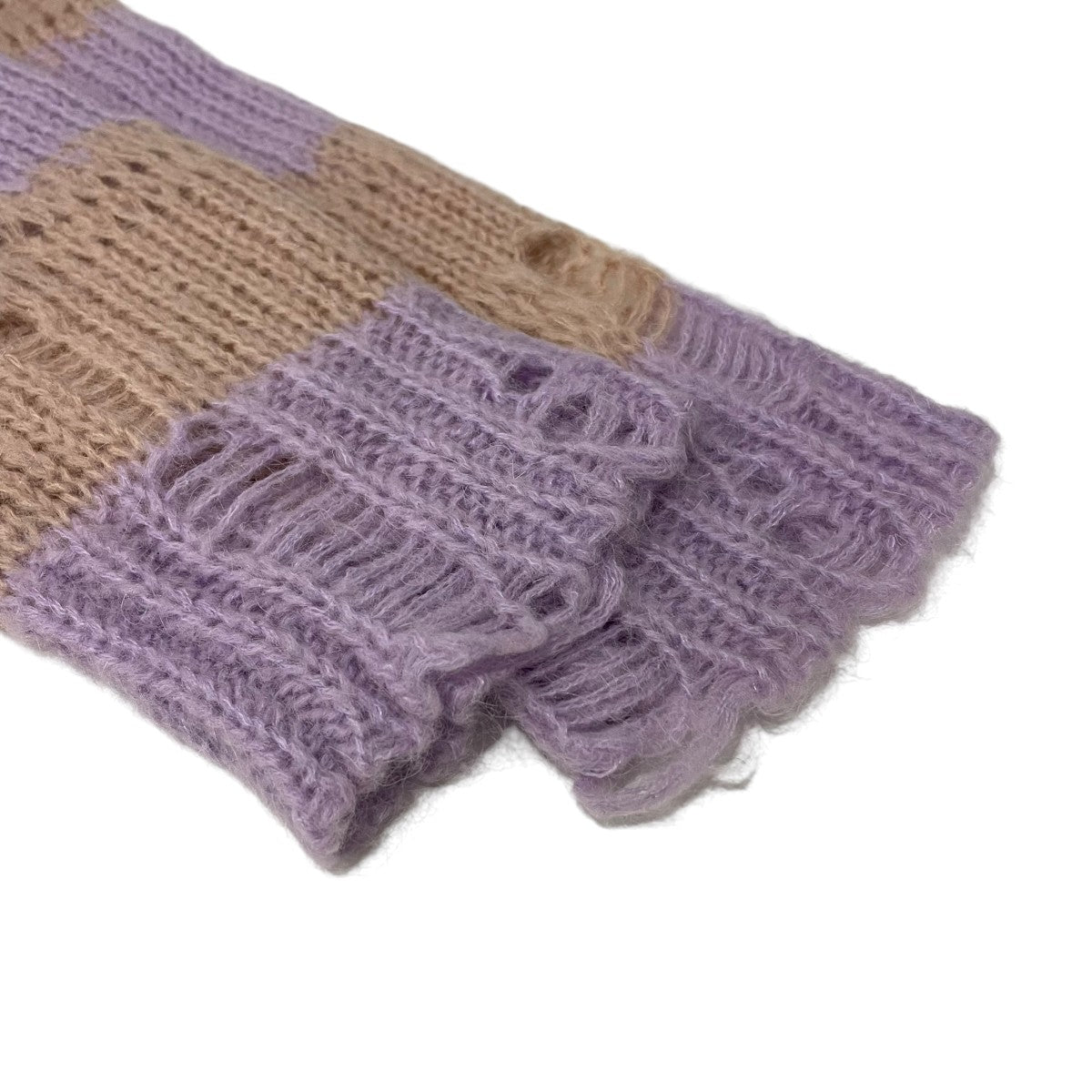 ダメージ加工長袖ニットFNWNKNIT000347