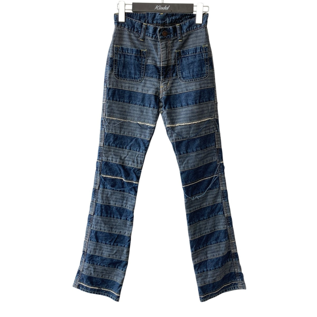 Hysteric Glamour スクラッチフレアデニムパンツ01193AP02 古着・中古-1枚目のアイテム画像