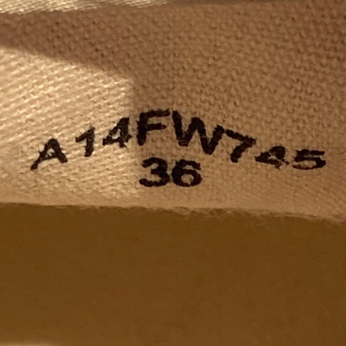 BAKER OG Sole Sticker Printed Canvas Low-top SneakerローカットスニーカーA14FW745