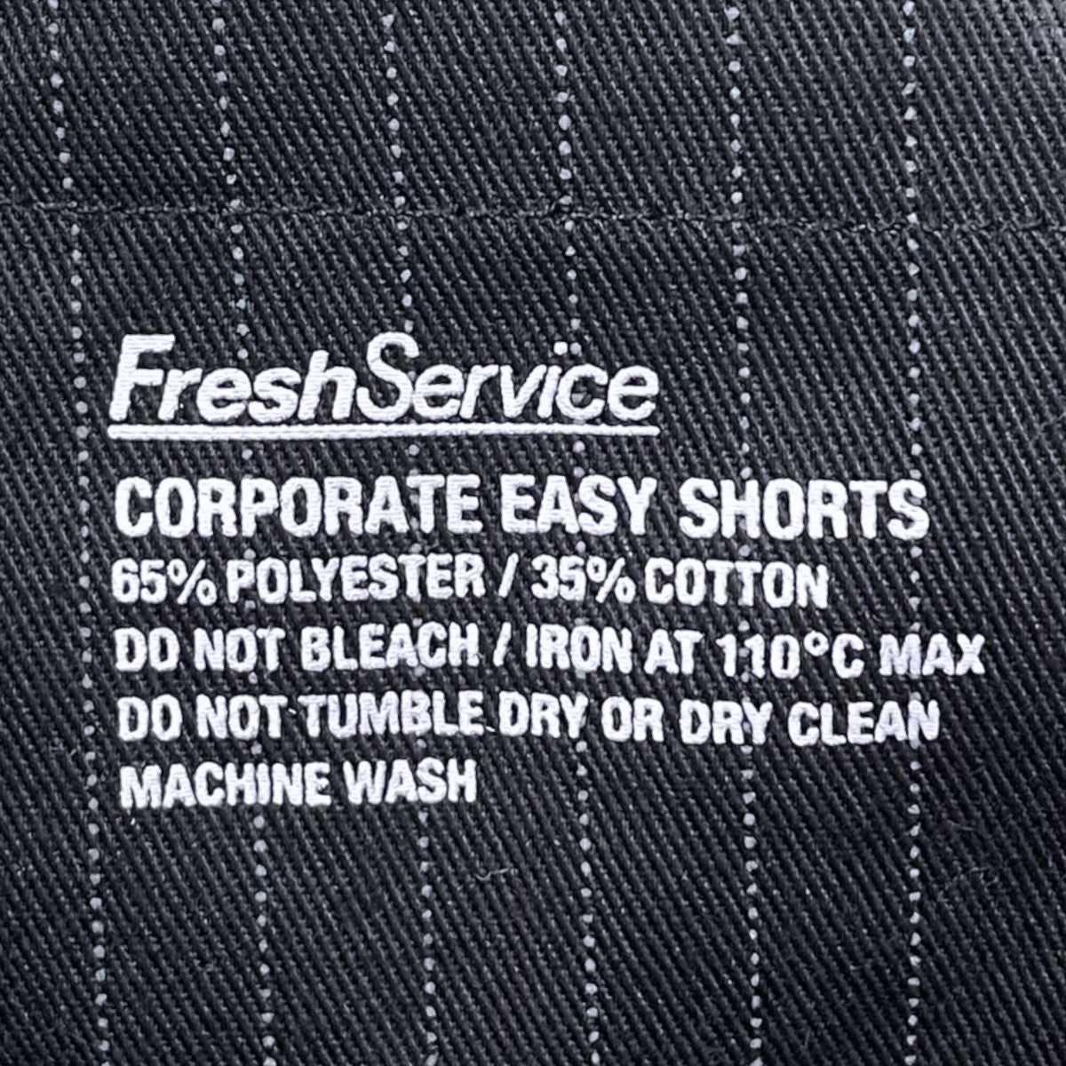 FreshService 25SS ストライプ柄イージーハーフパンツ CORPORATE EASY SHORTS コーポレートイージーショーツ FSC251-40039B 古着・中古-4枚目のアイテム画像