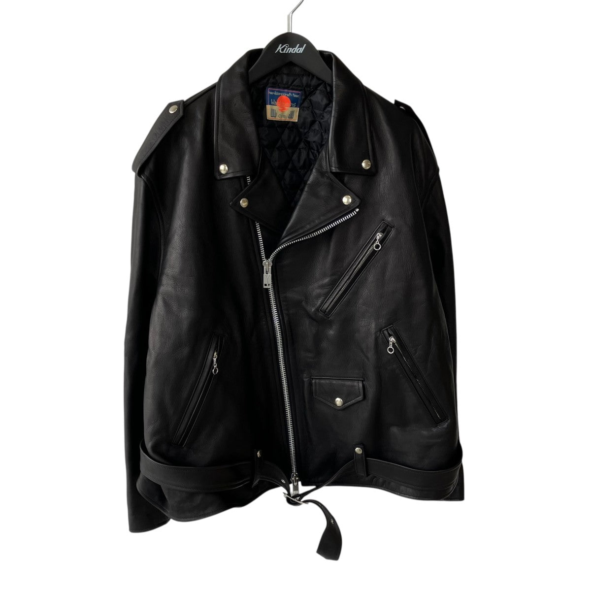 OVER SIZED LEATHER JACKETレザーライダースジャケット945-80TJ437-1