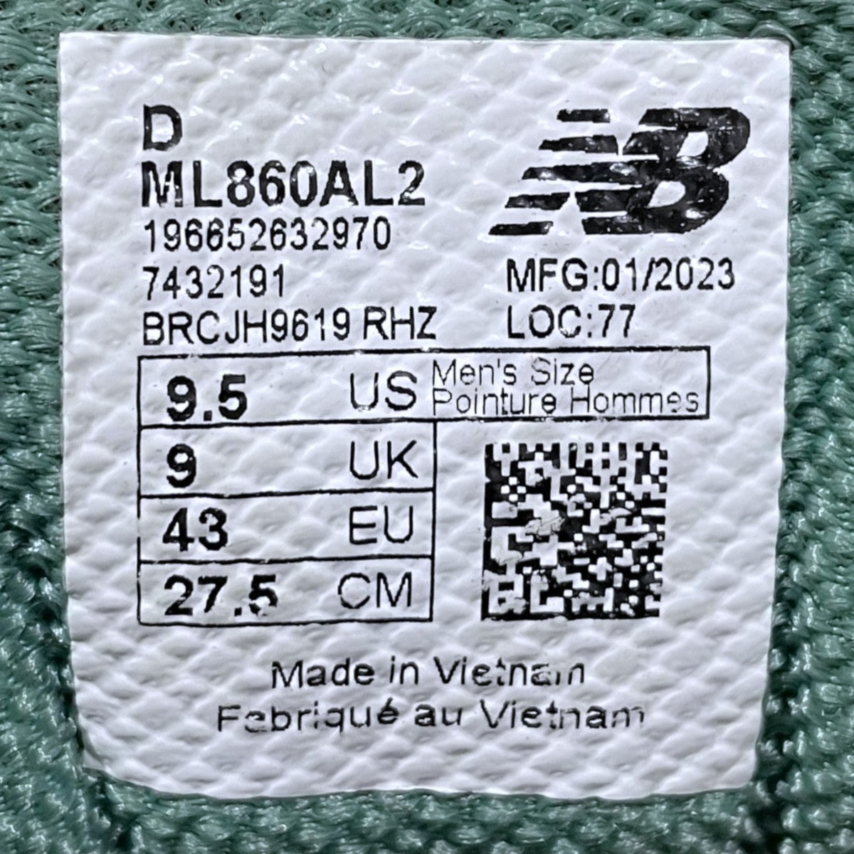 スニーカー 860v2 ML860AL2