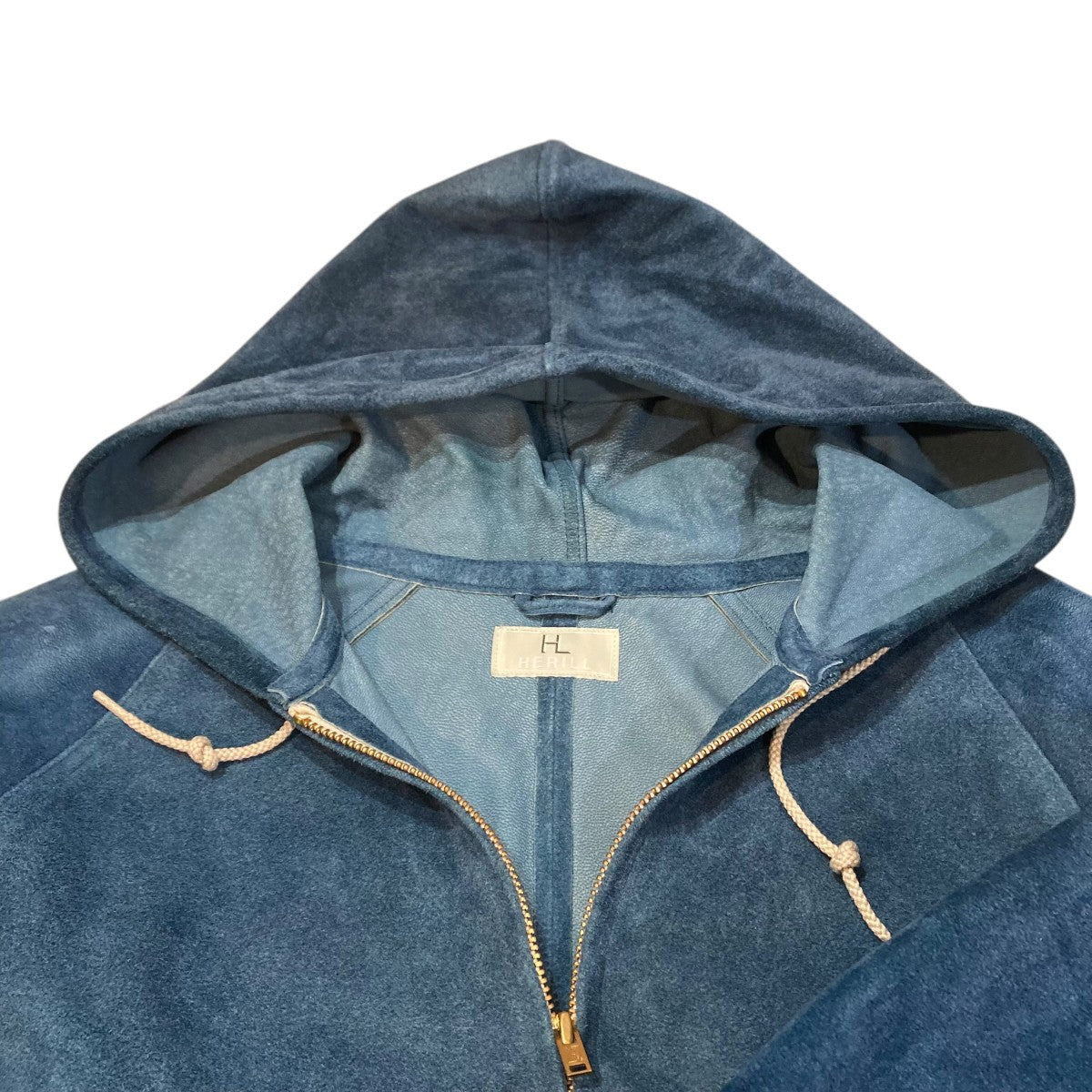26SSGoatsuede Hooded Jacketレザージャケット26-011-HL0810-10