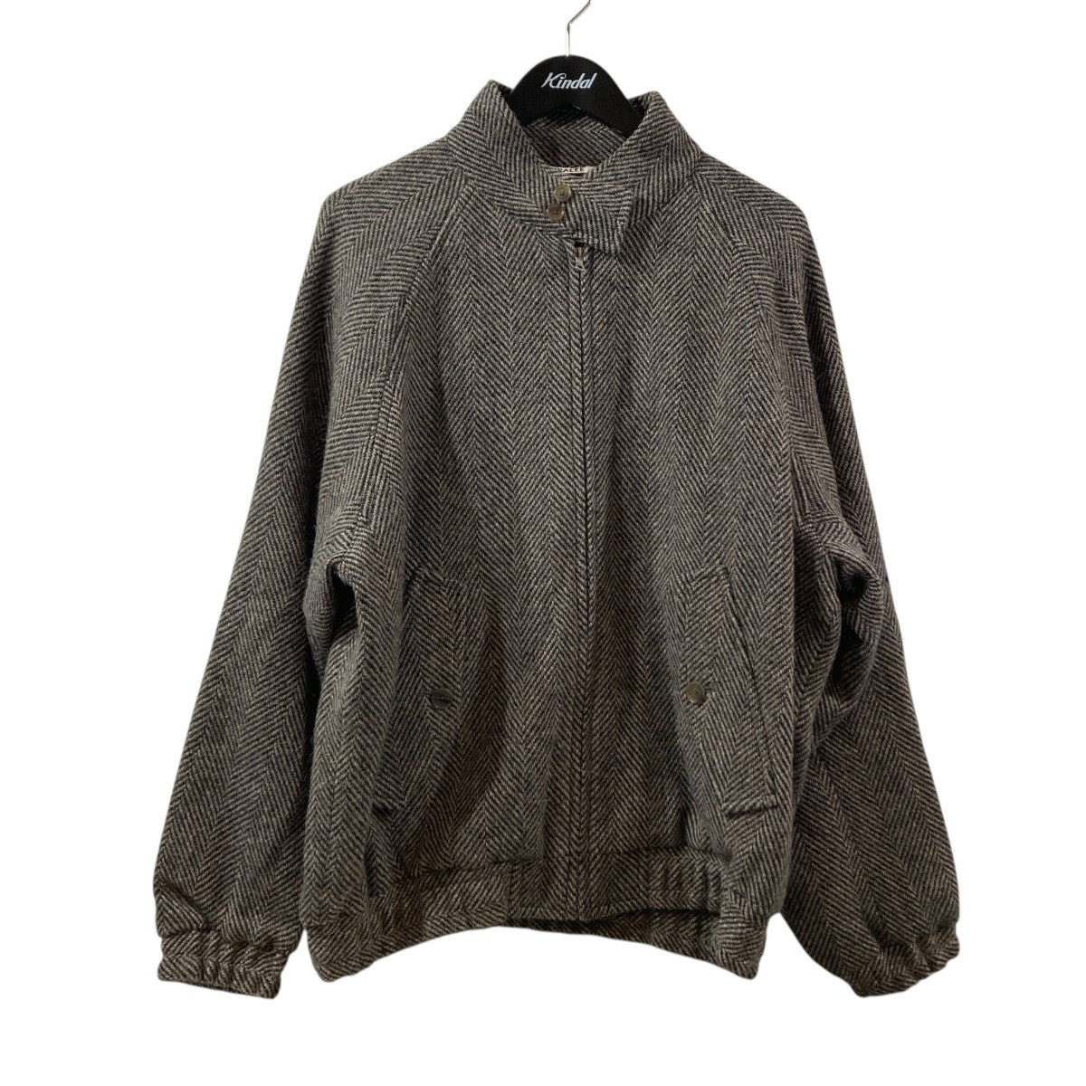 LAMA SHETLAND WOOL TWEED ZIP BLOUSONジャケットA24AB03LS