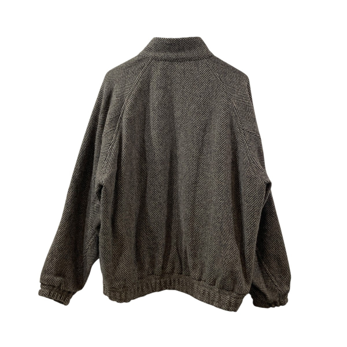 AURALEE(オーラリー) LAMA SHETLAND WOOL TWEED ZIP BLOUSONジャケット