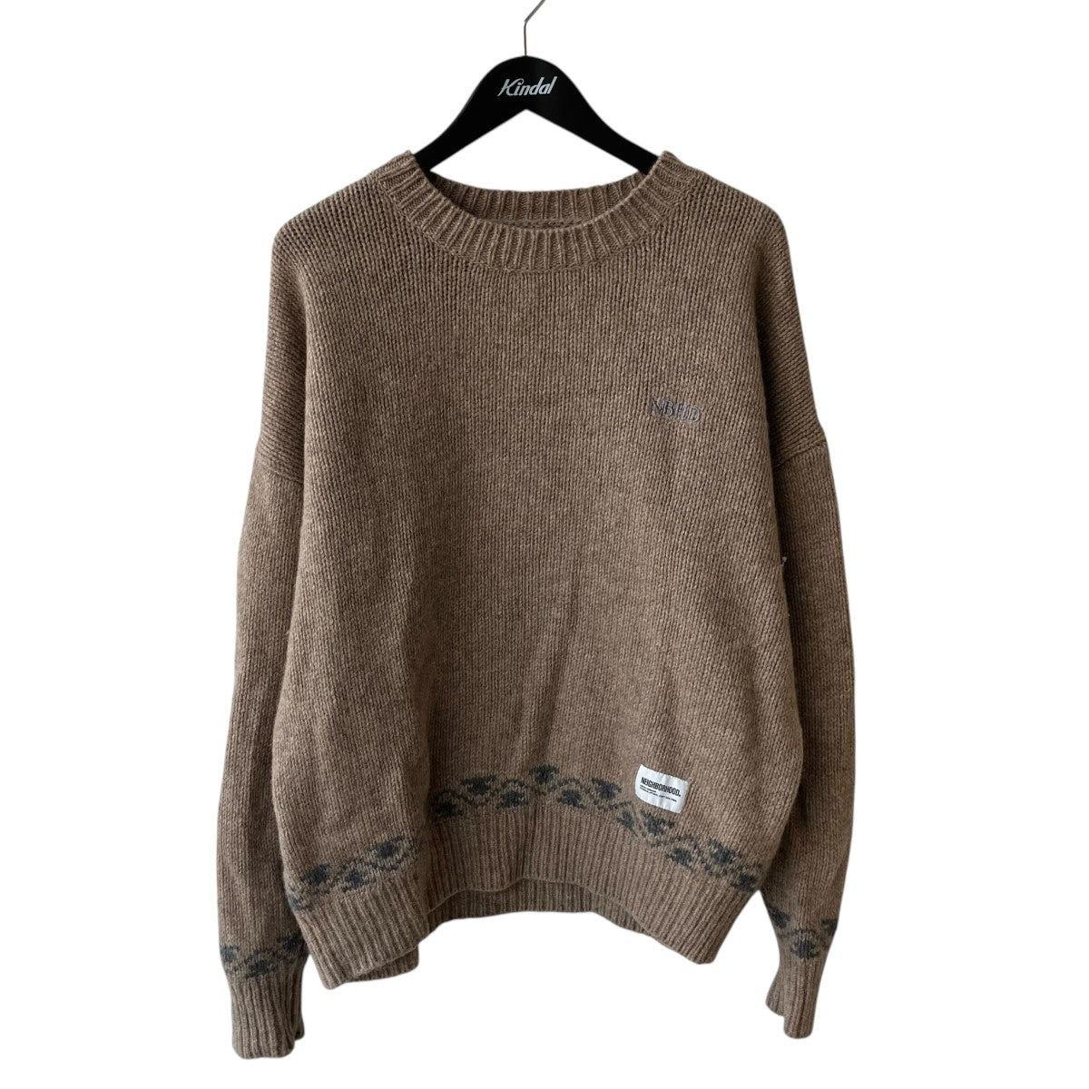 23AWLOW GAUGE SWEATERニット232FUNH-KNM05