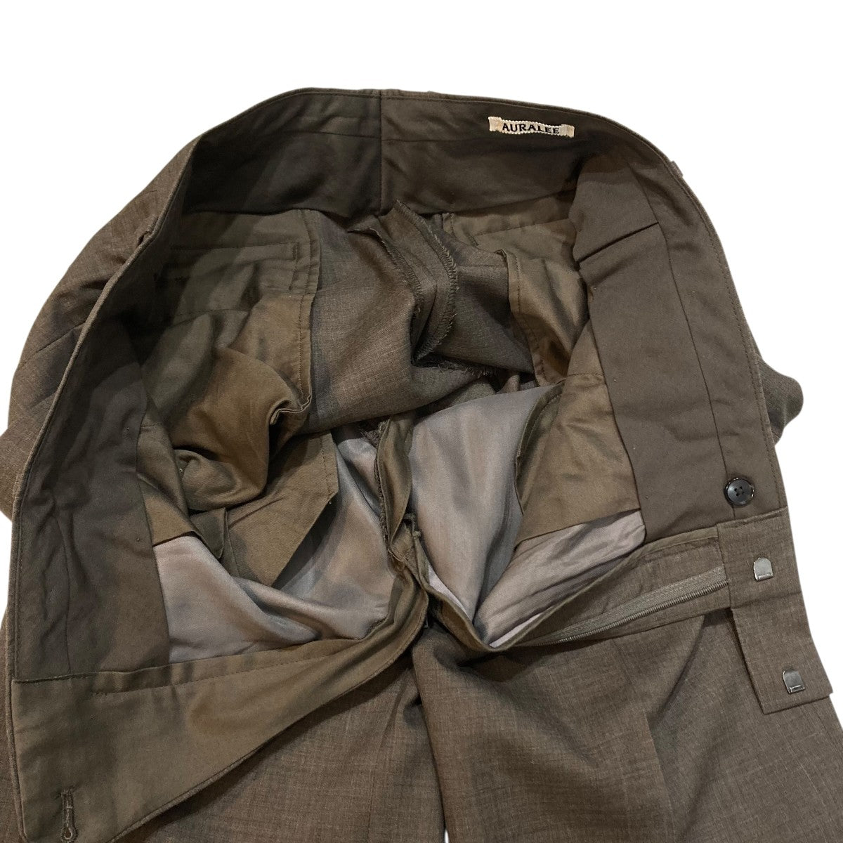 AURALEE TROPICAL WOOL SLACKSスラックスパンツA22SP02WT 古着・中古-6枚目のアイテム画像
