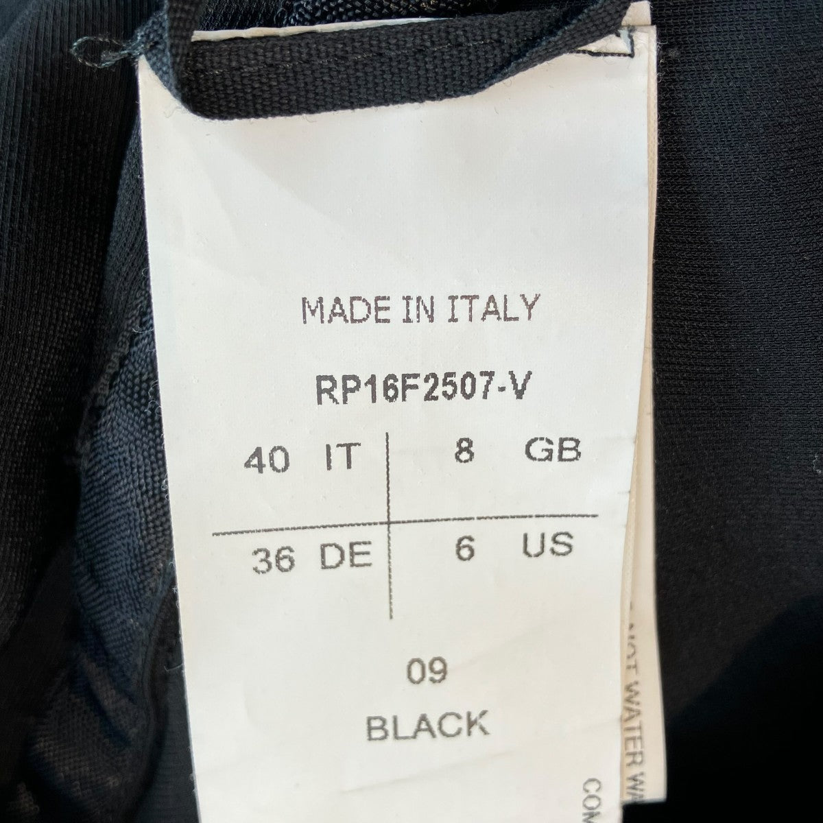 RICK OWENS 16AWワンピースRP16F2507-V 古着・中古-5枚目のアイテム画像