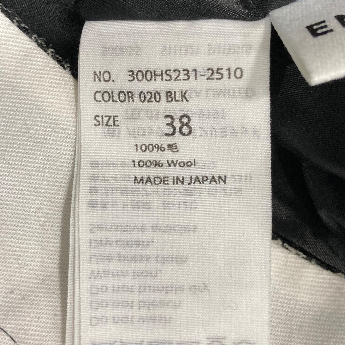 チェックパンツ300HS2312510