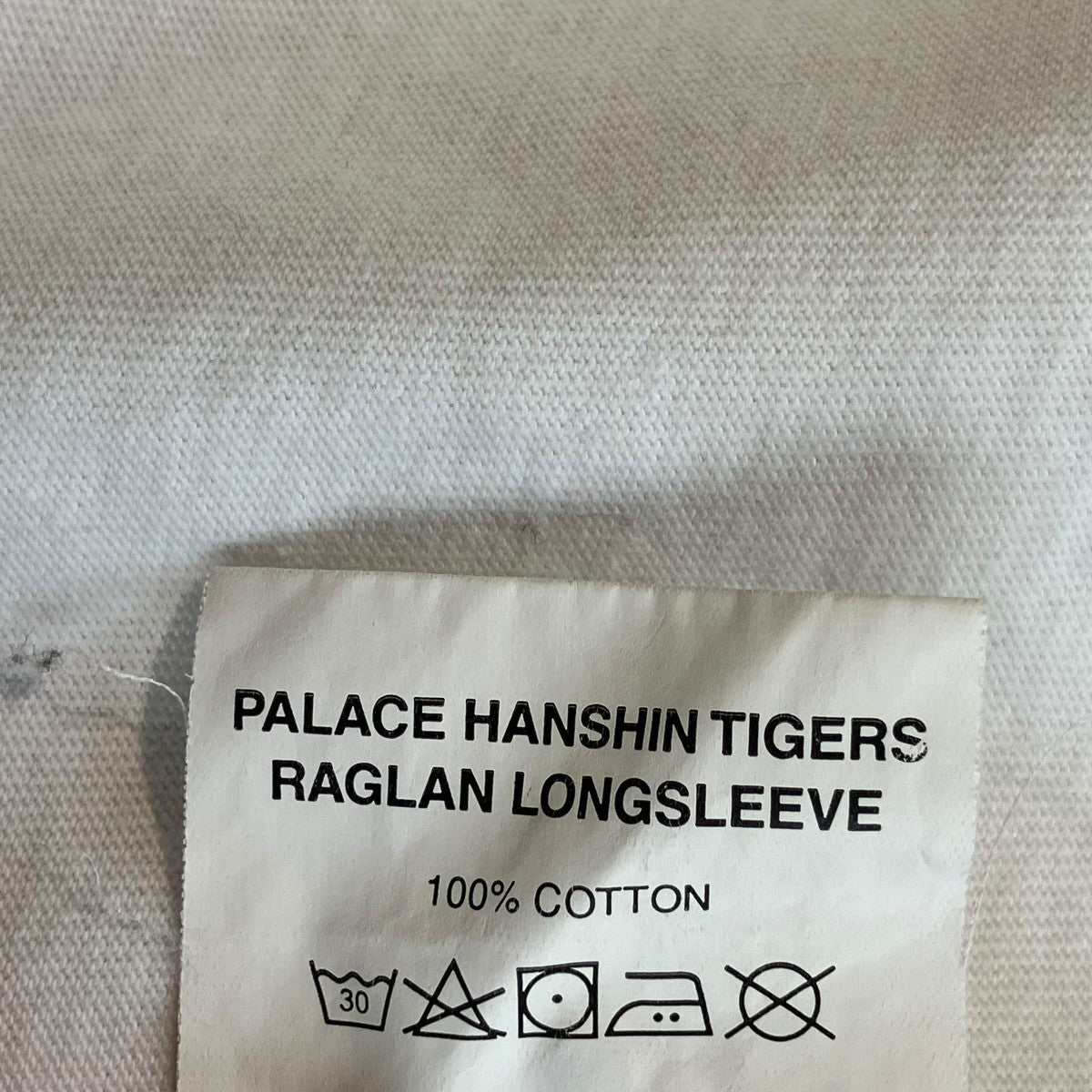 PALACE HANSHIN TIGERS RAGLAN LONGSLEEVEロングカットソー 古着・中古-6枚目のアイテム画像
