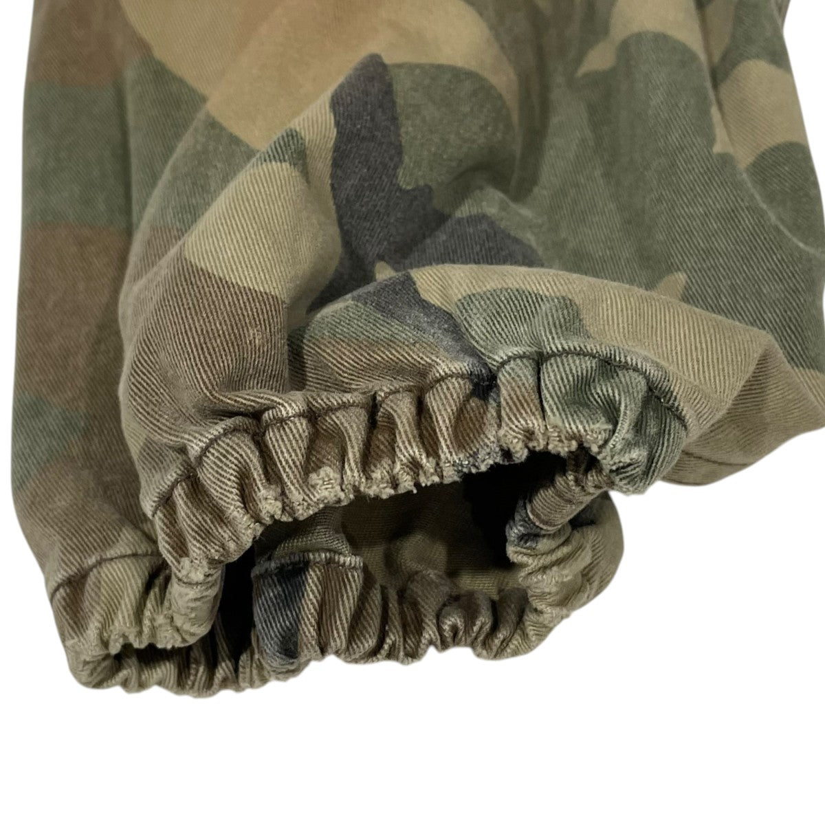 24AW カモフラ柄加工ジップアップフーデッドジャケット CAMO HOODIE JACKET カモフーディジャケット ANC-SH47-A