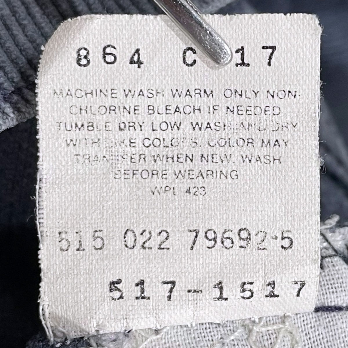 LEVI’S ブーツカットコーデュロイパンツ MADE IN USA 古着・中古-10枚目のアイテム画像