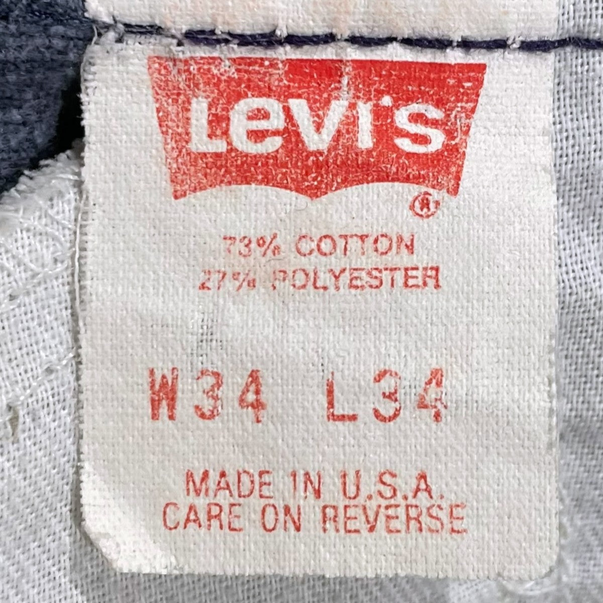 LEVI’S ブーツカットコーデュロイパンツ MADE IN USA 古着・中古-9枚目のアイテム画像