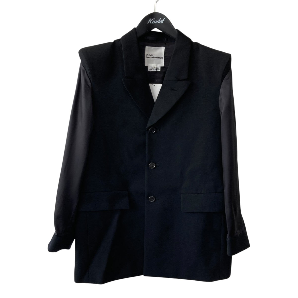 noir kei ninomiya 25AWテーラードジャケット3P-J007 古着・中古-1枚目のアイテム画像
