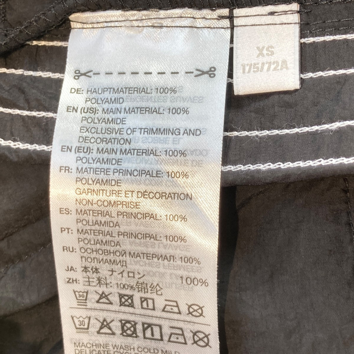 Y-3 NYLON WIRED 3 STRIPES CARGO PANTSナイロンパンツKF1087 古着・中古-5枚目のアイテム画像
