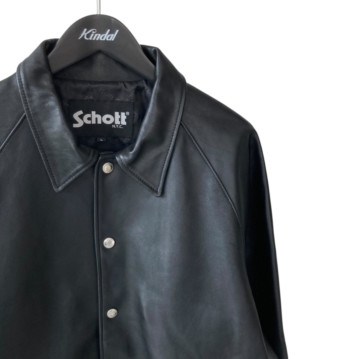 SHEEP LEATHER COACH JACKETレザージャケット3121026