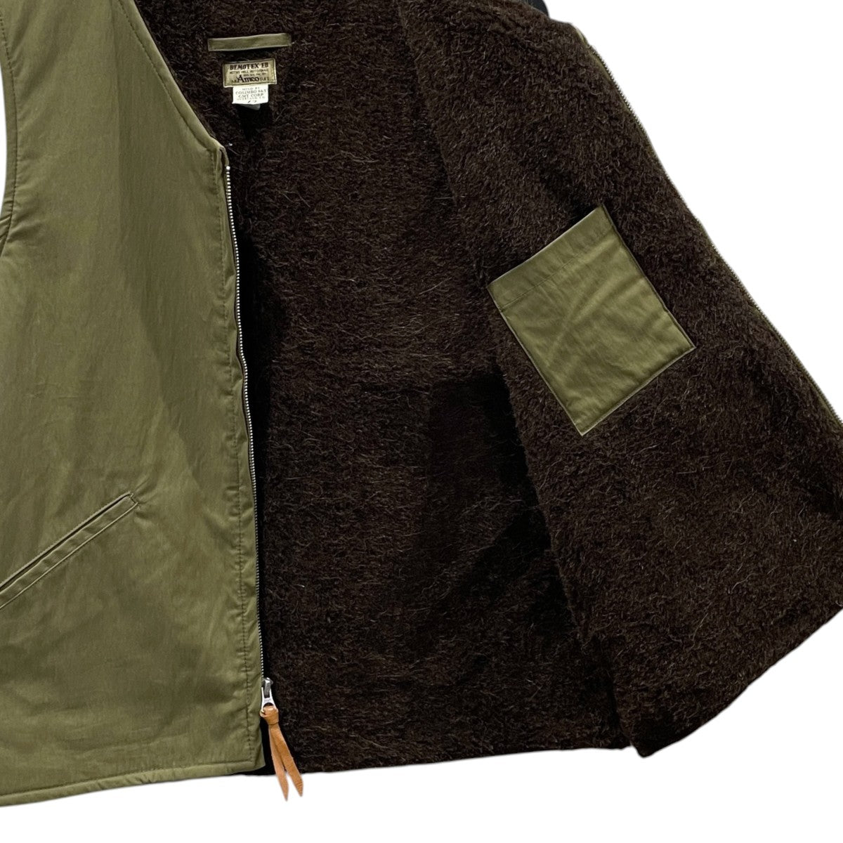 裏ボアジップアップベスト Bellfast Dropper’s Vest ベルファストドロッパーズベスト