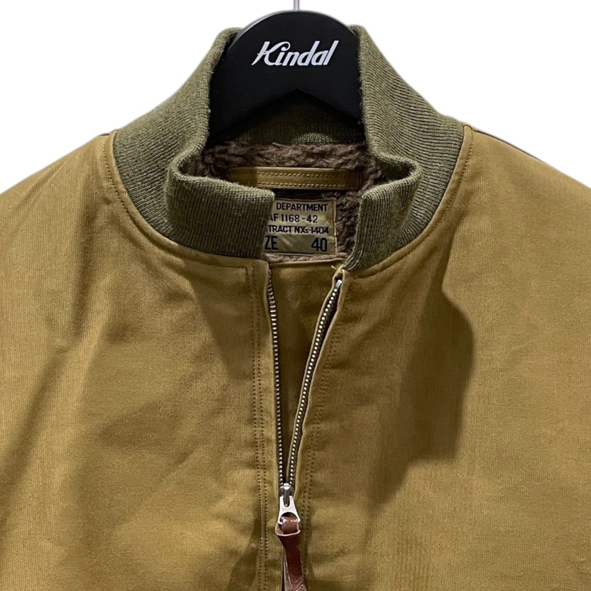 デッキジャケット JACKET， DECK， ZIP ALPACA ＆ WOOL PILE LINING NAVY DEPARTMENT BR15151