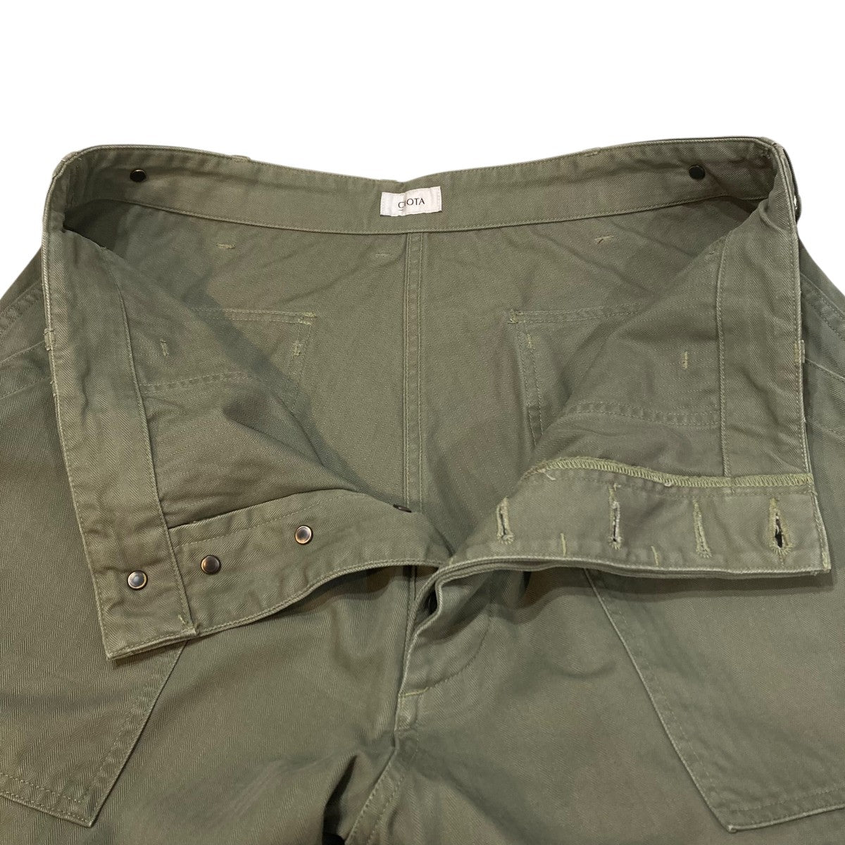CIOTA Suvin Cotton Herringbone Baker PantsパンツPTLM-117-SB 古着・中古-4枚目のアイテム画像