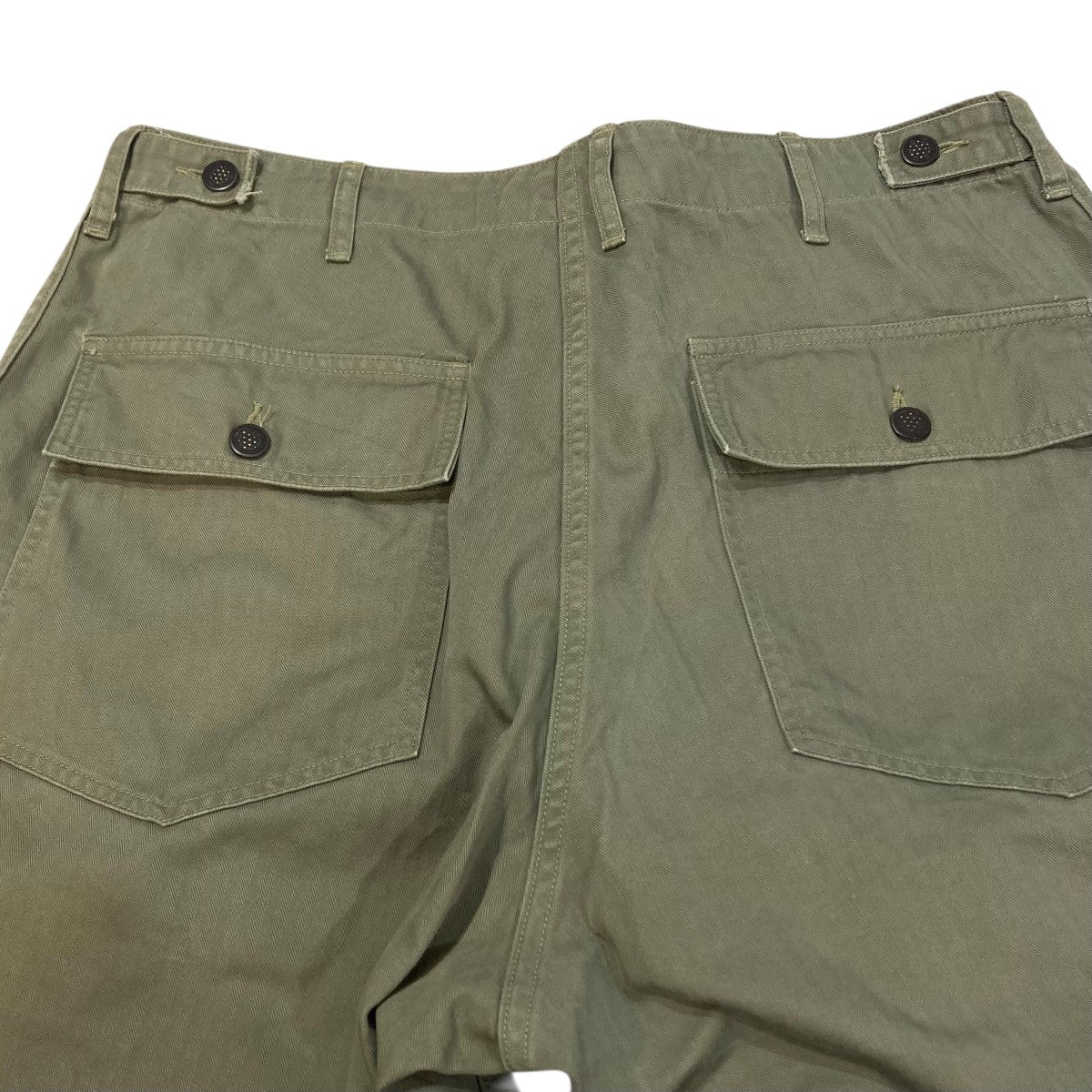 CIOTA Suvin Cotton Herringbone Baker PantsパンツPTLM-117-SB 古着・中古-6枚目のアイテム画像