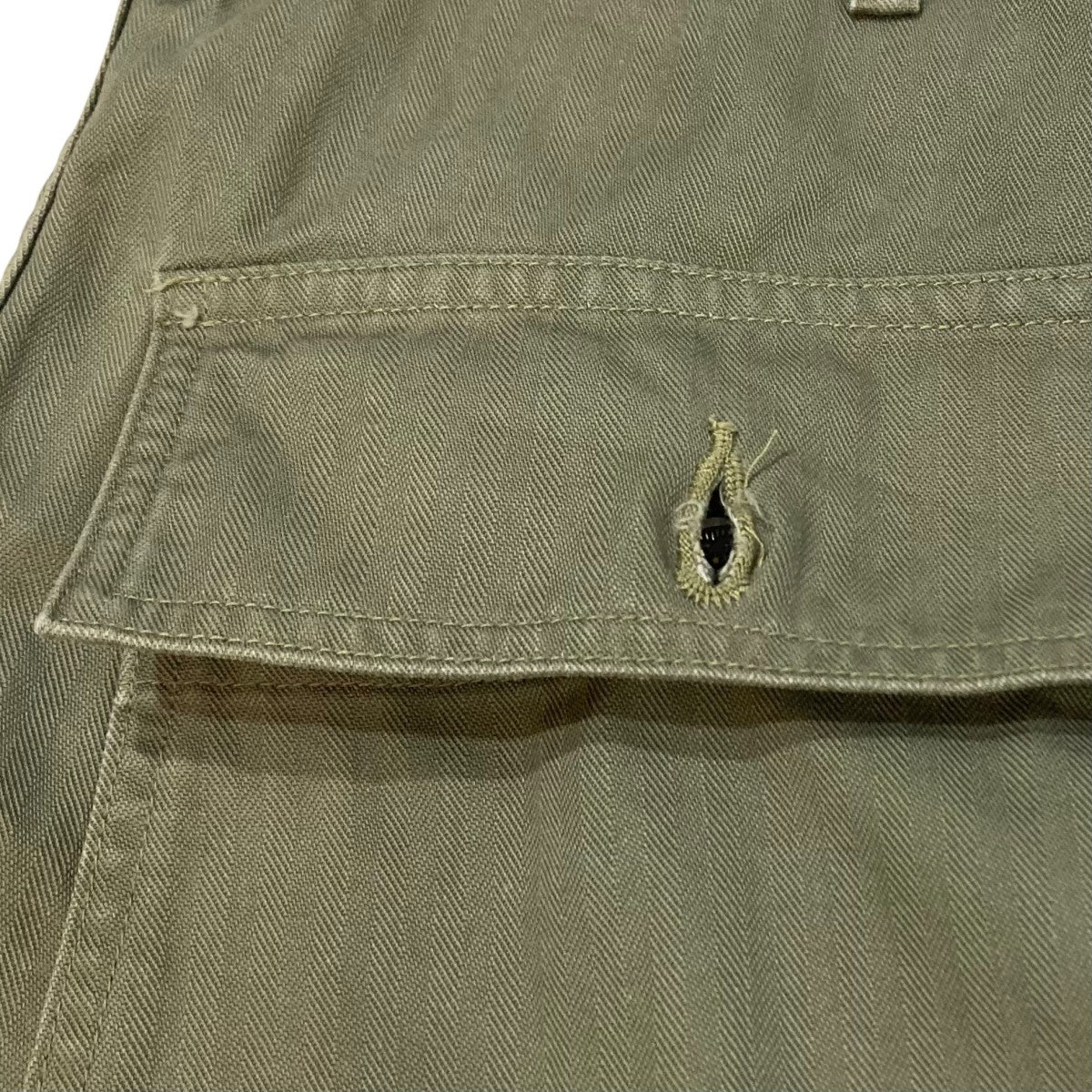 CIOTA Suvin Cotton Herringbone Baker PantsパンツPTLM-117-SB 古着・中古-8枚目のアイテム画像