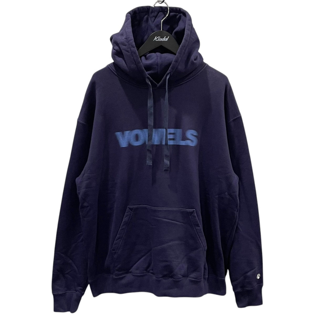 VOWEL 24AW 加工ロゴプリントプルオーバーパーカー Blur Hoodie ブラー フーディー VO-24AW-H013-75-4 古着・中古-1枚目のアイテム画像