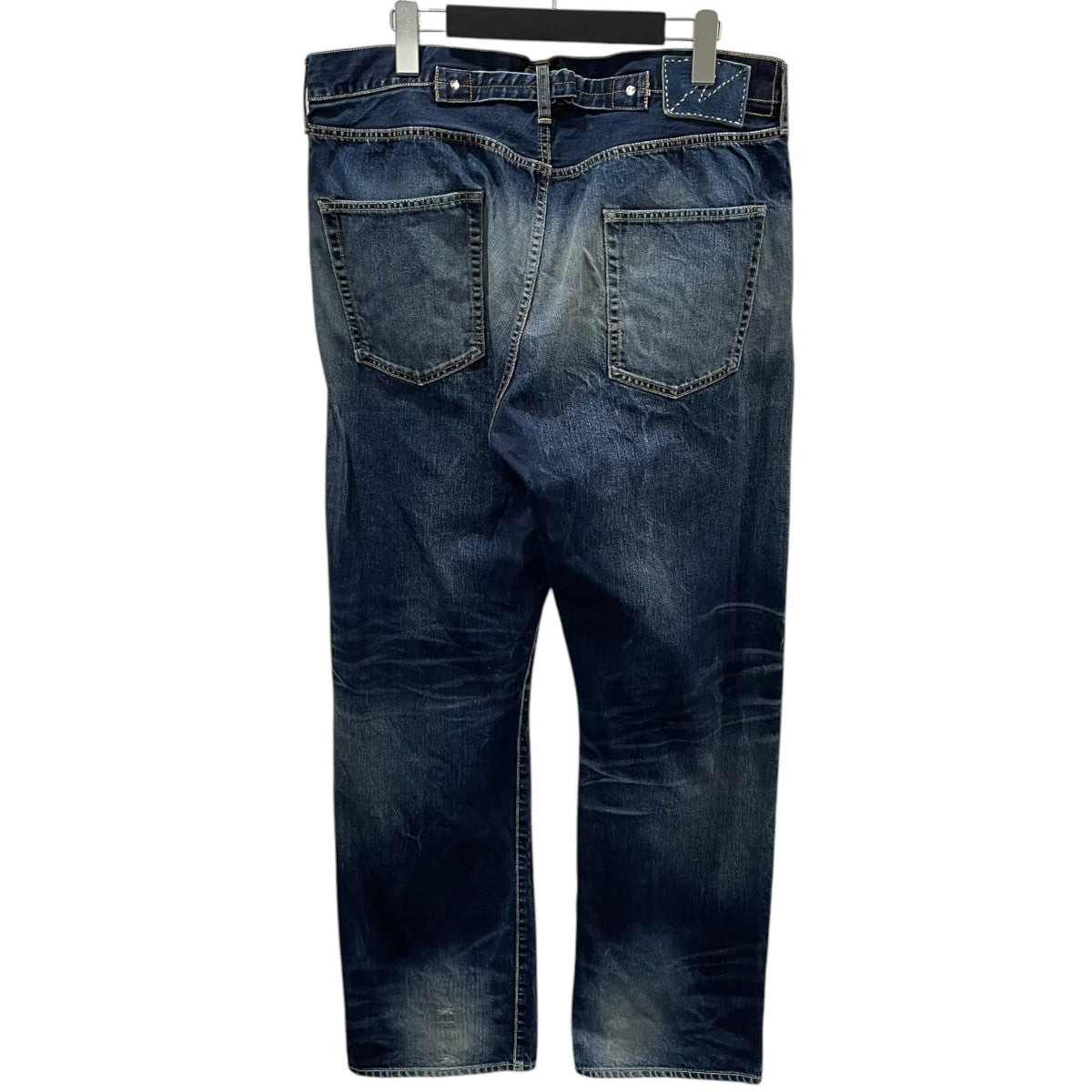 VISVIM 21AW 加工デニムパンツ Social Sculpture High Waist Jeans ソーシャルスカルプチャー ハイウエスト ジーンズ 16 DRY-18 0121205005025 古着・中古-2枚目のアイテム画像