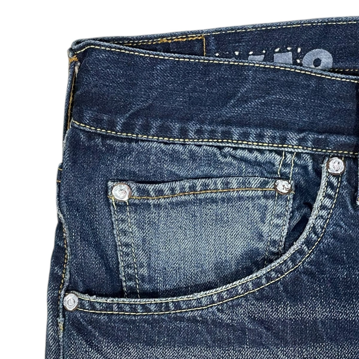 VISVIM 21AW 加工デニムパンツ Social Sculpture High Waist Jeans ソーシャルスカルプチャー ハイウエスト ジーンズ 16 DRY-18 0121205005025 古着・中古-6枚目のアイテム画像