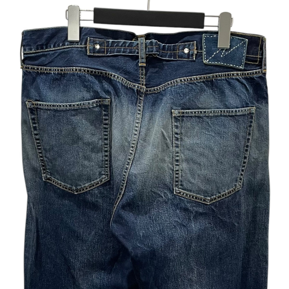 VISVIM 21AW 加工デニムパンツ Social Sculpture High Waist Jeans ソーシャルスカルプチャー ハイウエスト ジーンズ 16 DRY-18 0121205005025 古着・中古-7枚目のアイテム画像