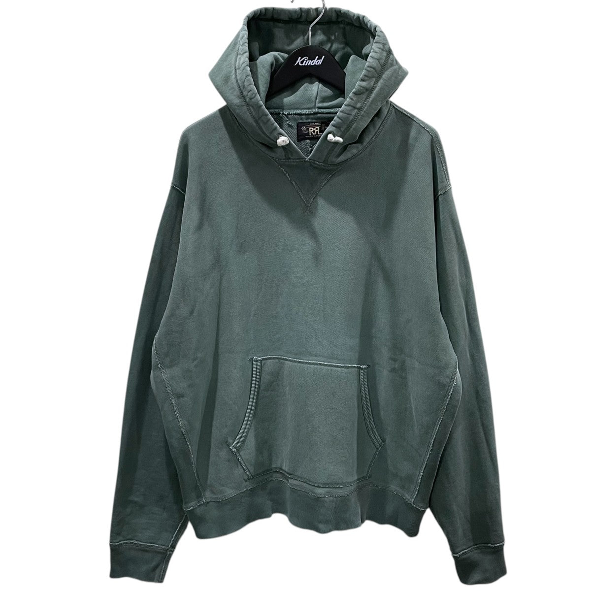 RRL 両Vプルオーバーパーカー Collegiate Hoodie カレッジエイト フーディ 782929541001 古着・中古-1枚目のアイテム画像